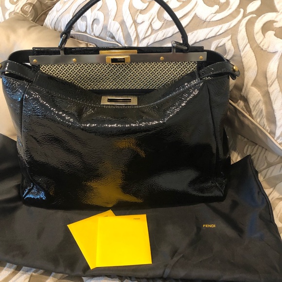 Fendi Handbags - Fendi Peekaboo Satchel